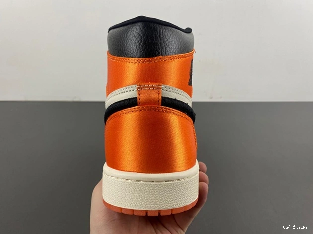 Popular 294 AV3725- Womens Retro Satin Jordan 1 Air Backboard Shattered 3716 1020